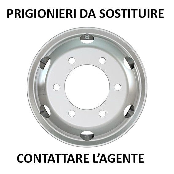 Pomlead Alufelge 5.5x16 Zoll 6/205/161 ET126 T179A610516BMF 16 MZ Silber Machined