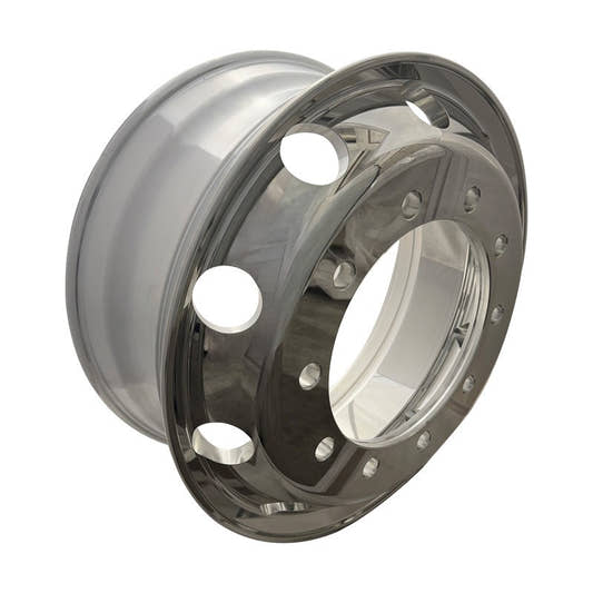 Pomlead Alufelge 8.25x22.5 Zoll 10/335/281 ET167 T154A813526BPN 26 MZ Silber Full Pom-Nano BRIGHT