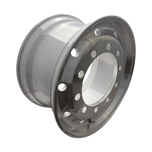 Pomlead Alufelge 11.75x22.5 Zoll 10/335/281 ET120 T172A813532BMF 32 MZ Silber Machined