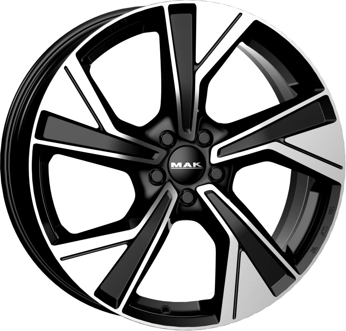 Mak Malmoe black mirror Alufelge 8x20 Zoll ET48.5 LK 5x108 ML63.4
