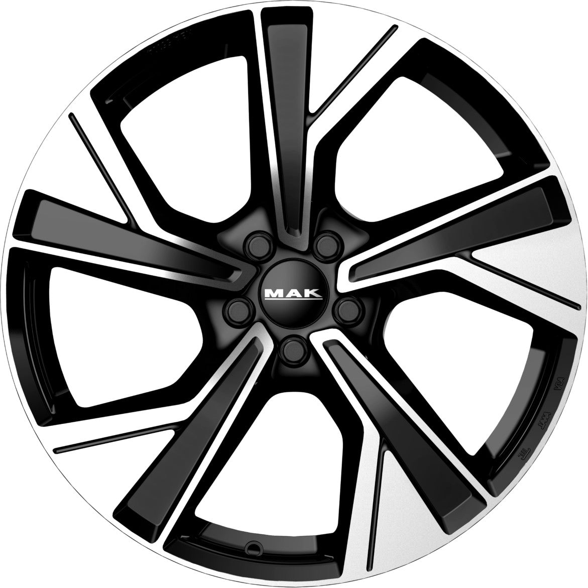 Mak Malmoe black mirror Alufelge 8x19 Zoll ET50 LK 5x108 ML63.4 – Bild 2