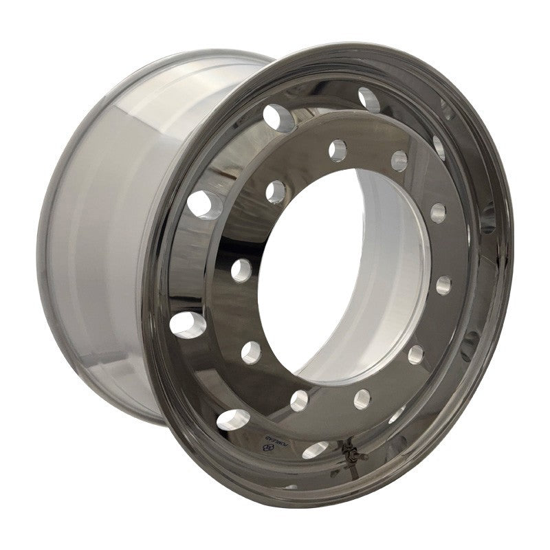 Pomlead Alufelge 11.75x22.5 Zoll 10/335/281 ET135 T24AB813526BPO 26 MZ Silber Spiegelpoliert
