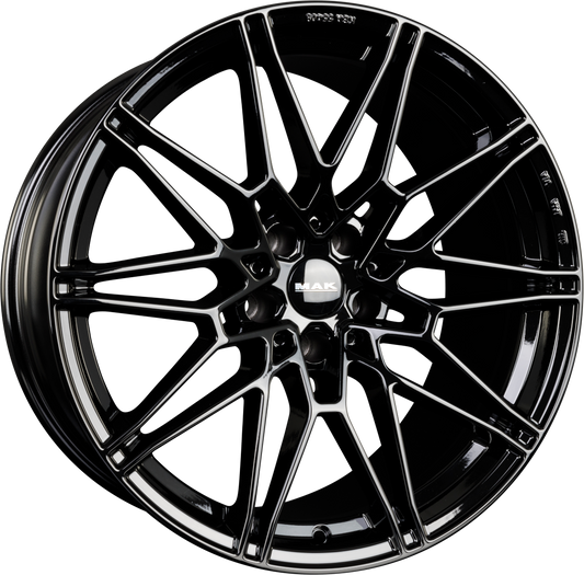 Mak König Gloss Black Alufelge 9x18 Zoll ET40 LK 5x112 ML66.6 – Bild 2