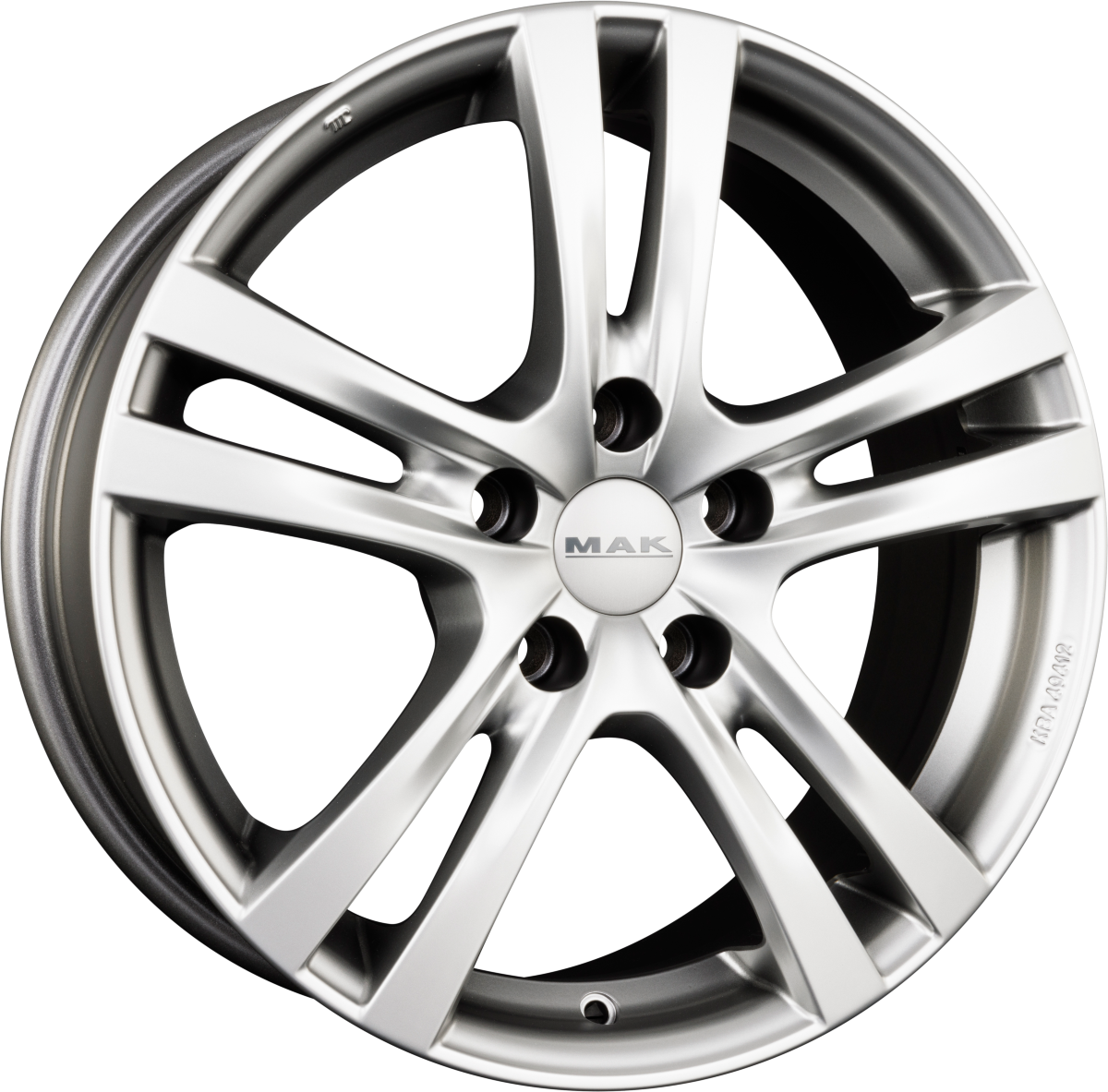 Mak Zenith matt titan Alufelge 6x16 Zoll ET44 LK 4x100 ML60.1 – Bild 5