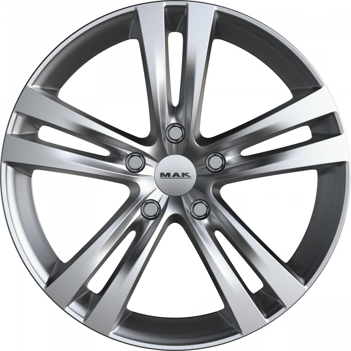 Mak Zenith matt titan Alufelge 6.5x16 Zoll ET35 LK 5x108 ML72 – Bild 2