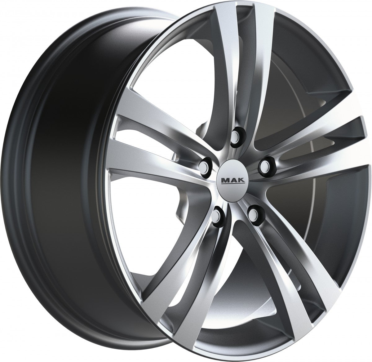 Mak Zenith matt titan Alufelge 6.5x16 Zoll ET35 LK 5x108 ML72 – Bild 3