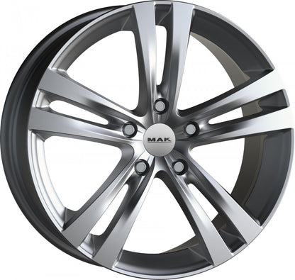 Mak Zenith matt titan Alufelge 6.5x16 Zoll ET35 LK 5x100 ML72