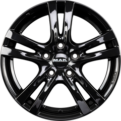 Mak Zenith Gloss Black Alufelge 8x17 Zoll ET50 LK 5x114.3 ML60.1