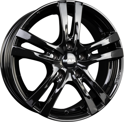 Mak Zenith Gloss Black Alufelge 8x17 Zoll ET50 LK 5x114.3 ML60.1 – Bild 2