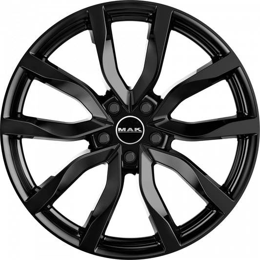 Mak Highlands gloss black Alufelge 8x19 Zoll ET38 LK 5x105 ML56.6 – Bild 2