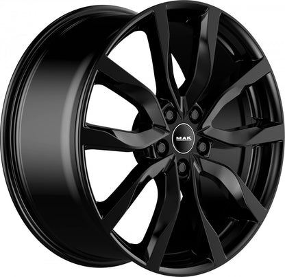 Mak Köln gloss black Alufelge 8.5x20 Zoll ET45 LK 5x112 ML66.45 – Bild 3
