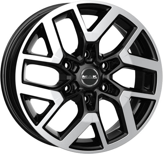 Mak Gravel black mirror Alufelge 7.5x19 Zoll ET54 LK 6x130 ML84.1
