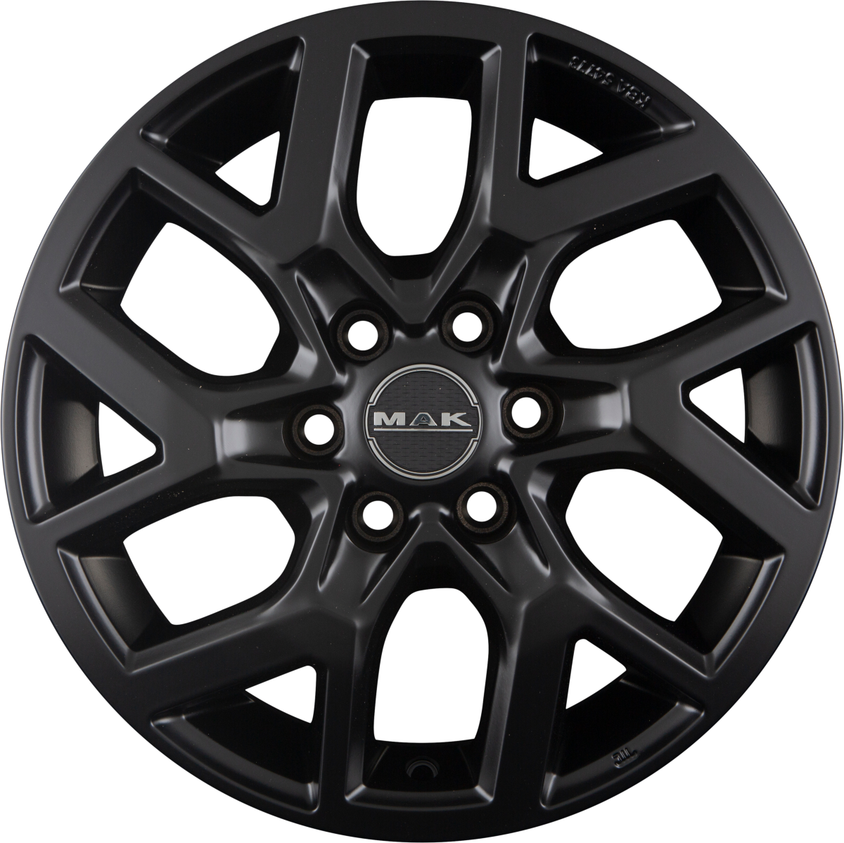Mak Gravel matt black Alufelge 7.5x19 Zoll ET50 LK 6x139.7 ML95.1 – Bild 4