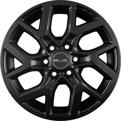 Mak Gravel matt black Alufelge 7.5x19 Zoll ET50 LK 6x139.7 ML95.1 – Bild 4