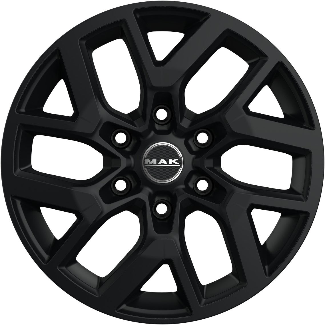 Mak Gravel matt black Alufelge 7.5x19 Zoll ET50 LK 6x139.7 ML95.1 – Bild 2