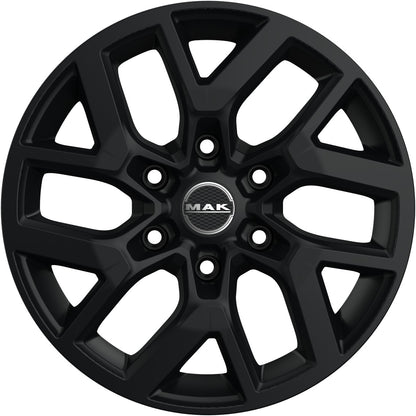 Mak Gravel matt black Alufelge 7.5x19 Zoll ET50 LK 6x139.7 ML95.1 – Bild 2