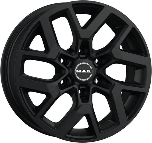 Mak Gravel matt black Alufelge 7.5x19 Zoll ET52 LK 6x139.7 ML93.1