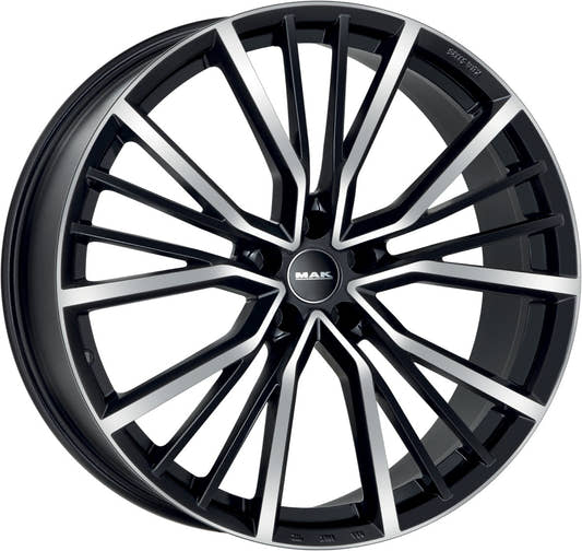 Mak Union black mirror Alufelge 7.5x17 Zoll ET45 LK 5x100 ML57.1