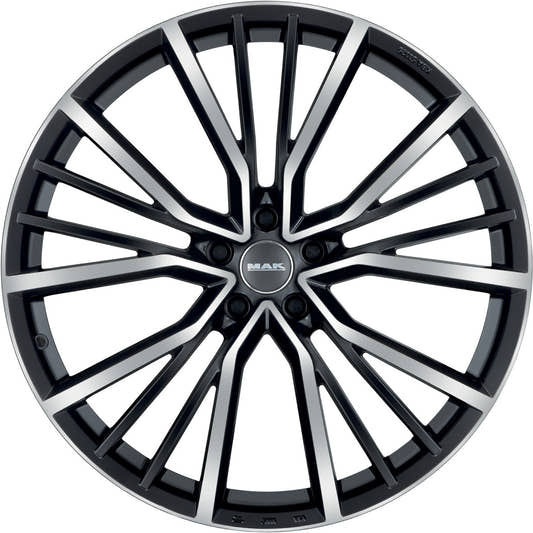 Mak Union black mirror Alufelge 7.5x17 Zoll ET45 LK 5x100 ML57.1 – Bild 2