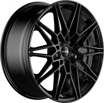 Mak Koenig gloss black Alufelge 8x18 Zoll ET29 LK 5x112 ML66.6 – Bild 3