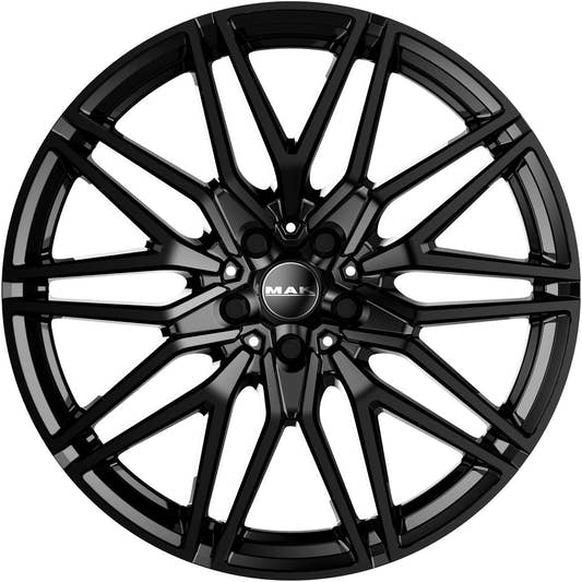 Mak Sturm gloss black Alufelge 9.5x21 Zoll ET18 LK 5x120 ML66.6 – Bild 2