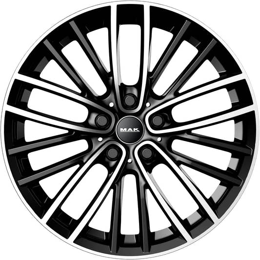 Mak Chelsea black mirror Alufelge 7.5x18 Zoll ET49 LK 5x112 ML66.6 – Bild 2