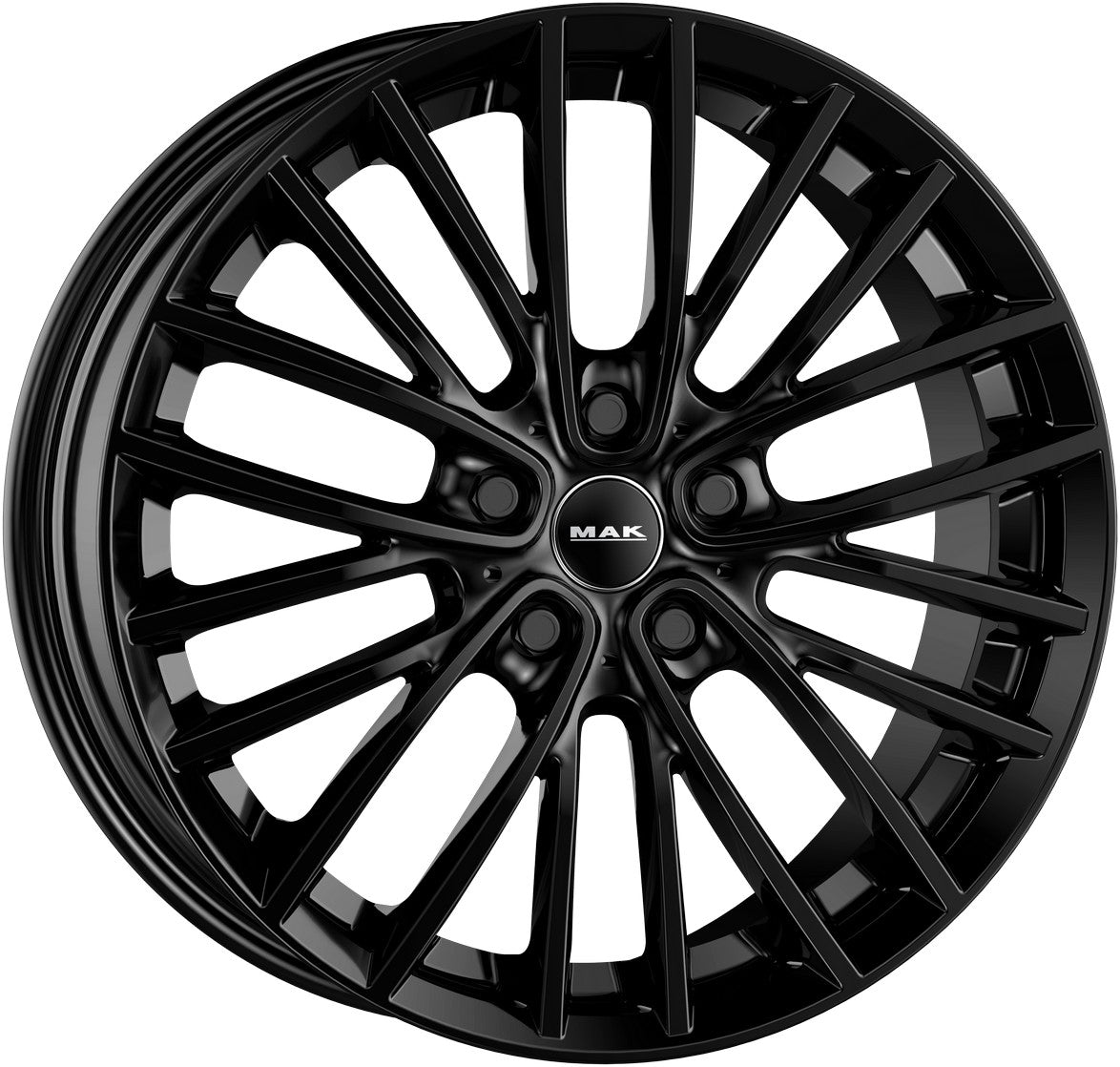 Mak Chelsea gloss black Alufelge 7.5x18 Zoll ET42 LK 5x112 ML66.6