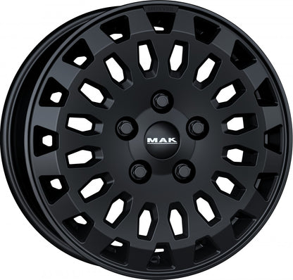 Mak Overland matt black Alufelge 6.5x16 Zoll ET65 LK 5x118 ML71.1