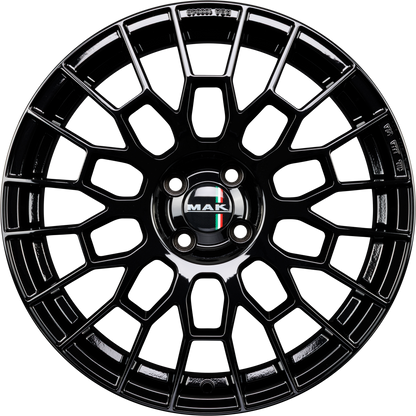 Mak APX gloss black Alufelge 7.5x18 Zoll ET32 LK 4x98 ML58.1 – Bild 4