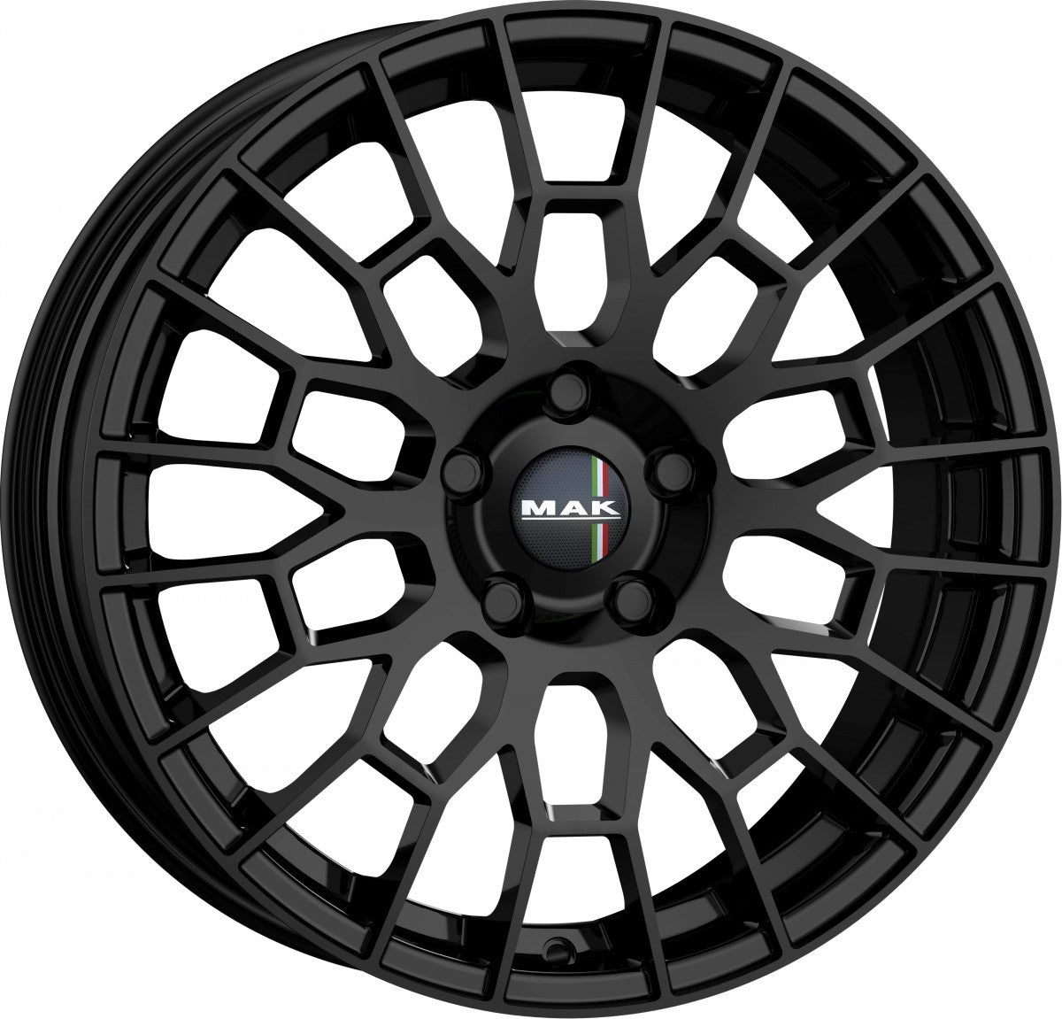 Mak APX gloss black Alufelge 7.5x18 Zoll ET36 LK 4x100 ML56.6