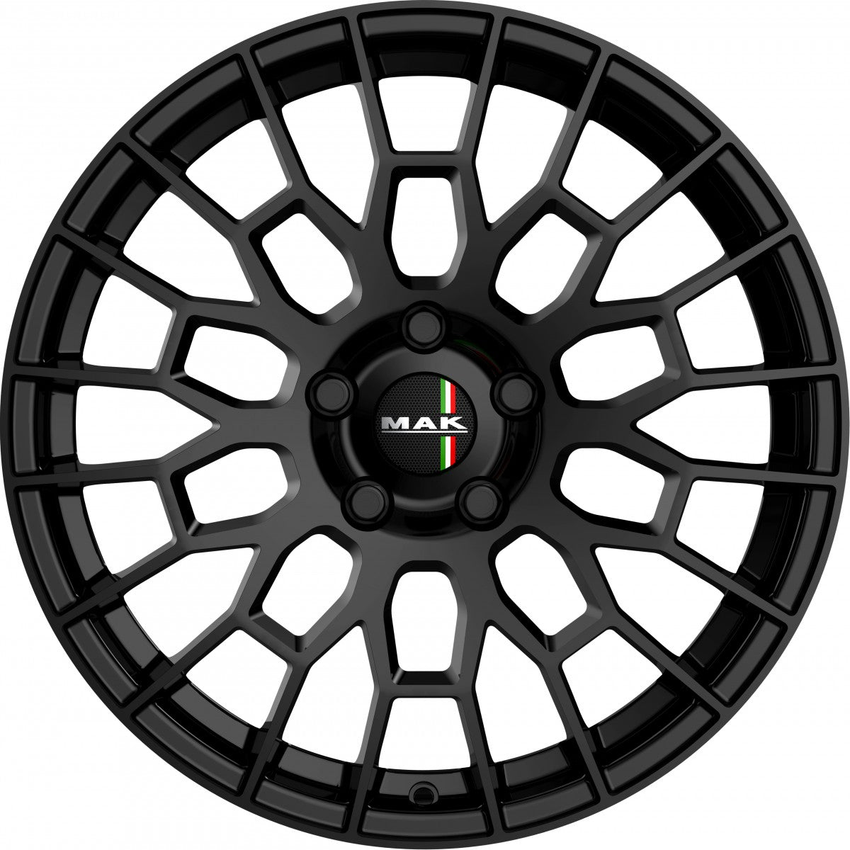 Mak APX gloss black Alufelge 7.5x18 Zoll ET36 LK 4x100 ML56.6 – Bild 2