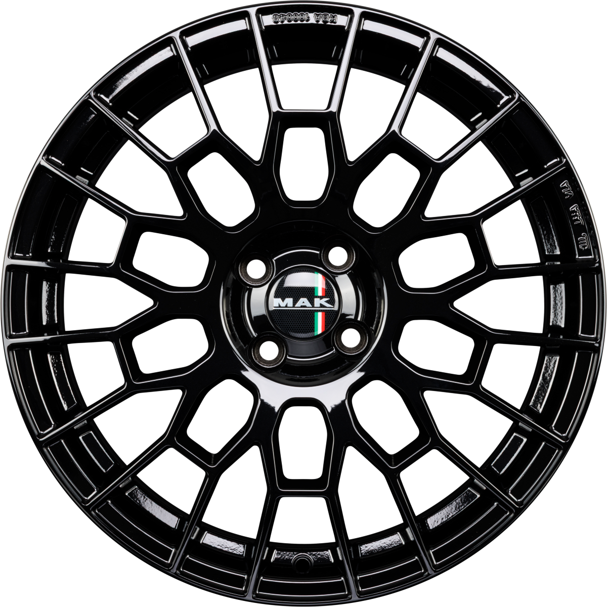 Mak Apx Gloss Black Alufelge 7.5x18 Zoll ET45 LK 4x100 ML54.1