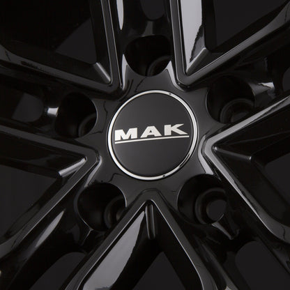 Mak Union gloss black Alufelge 8x18 Zoll ET43 LK 5x112 ML66.45 – Bild 7