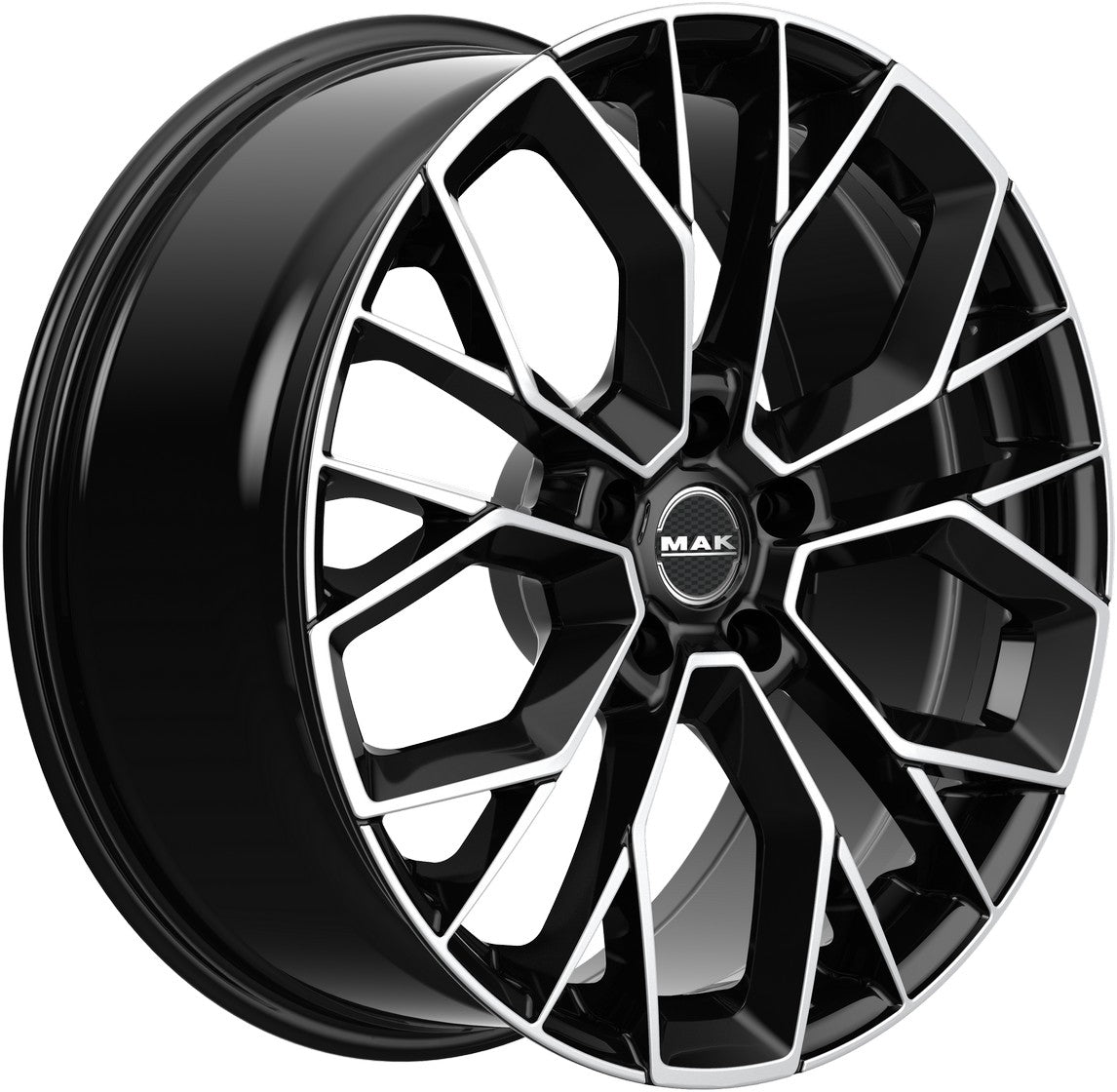 Mak Stilo black mirror Alufelge 10x22 Zoll ET35 LK 5x130 ML84.1 – Bild 3