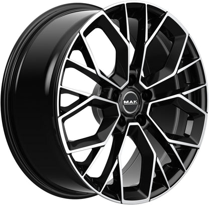 Mak Stilo black mirror Alufelge 10x22 Zoll ET35 LK 5x130 ML84.1 – Bild 3