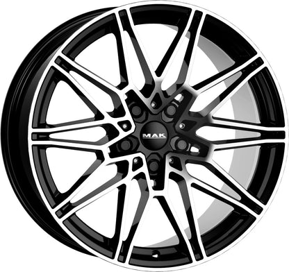 Mak Koenig-D black mirror Alufelge 9.5x19 Zoll ET47 LK 5x120 ML72.6