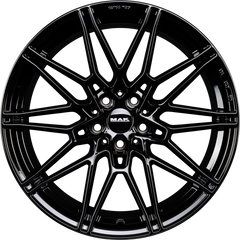 Mak König Gloss Black Alufelge 9.5x19 Zoll ET39 LK 5x120 ML72.6