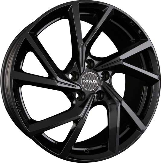 Mak Kassel Gloss Black Alufelge 8.5x19 Zoll ET40 LK 5x112 ML57.1 – Bild 2