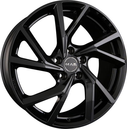 Mak Kassel Gloss Black Alufelge 8.5x19 Zoll ET40 LK 5x112 ML57.1 – Bild 2