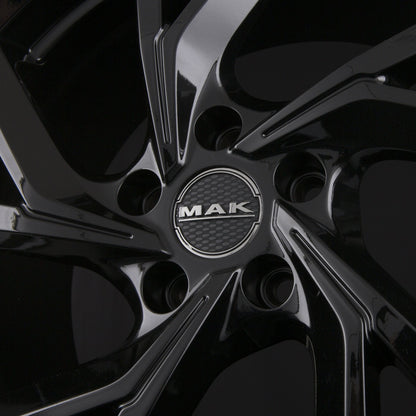 Mak Kassel Gloss Black Alufelge 8.5x19 Zoll ET40 LK 5x112 ML57.1 – Bild 4