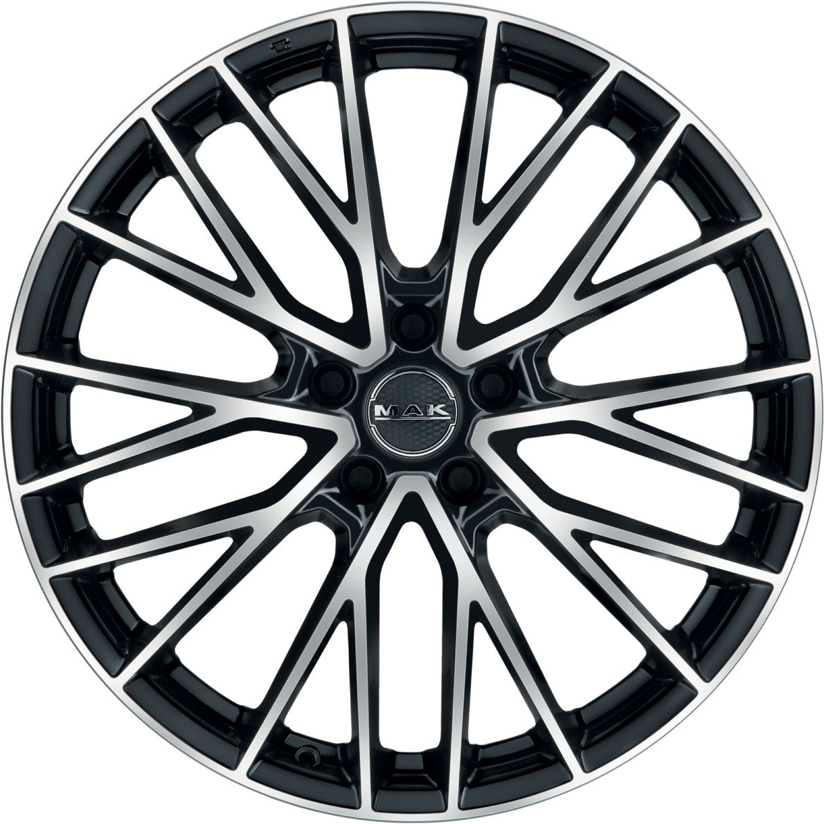Mak Speciale black mirror Alufelge 9x21 Zoll ET35 LK 5x112 ML57.1 – Bild 2