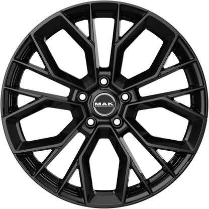 Mak Stilo gloss black Alufelge 8.5x21 Zoll ET40 LK 5x112 ML57.1 – Bild 2