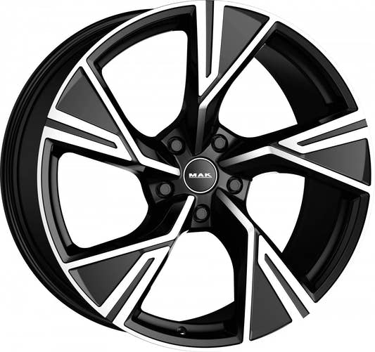 Mak Stark-D black mirror Alufelge 11.5x22 Zoll ET51 LK 5x130 ML71.6