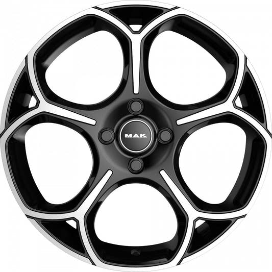 Mak Monza black mirror Alufelge 7.5x18 Zoll ET34 LK 5x110 ML65.1 – Bild 2