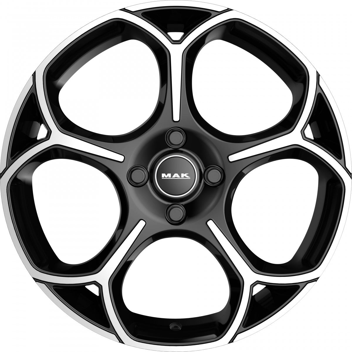 Mak Monza black mirror Alufelge 7.5x18 Zoll ET42 LK 5x108 ML65.1 – Bild 2