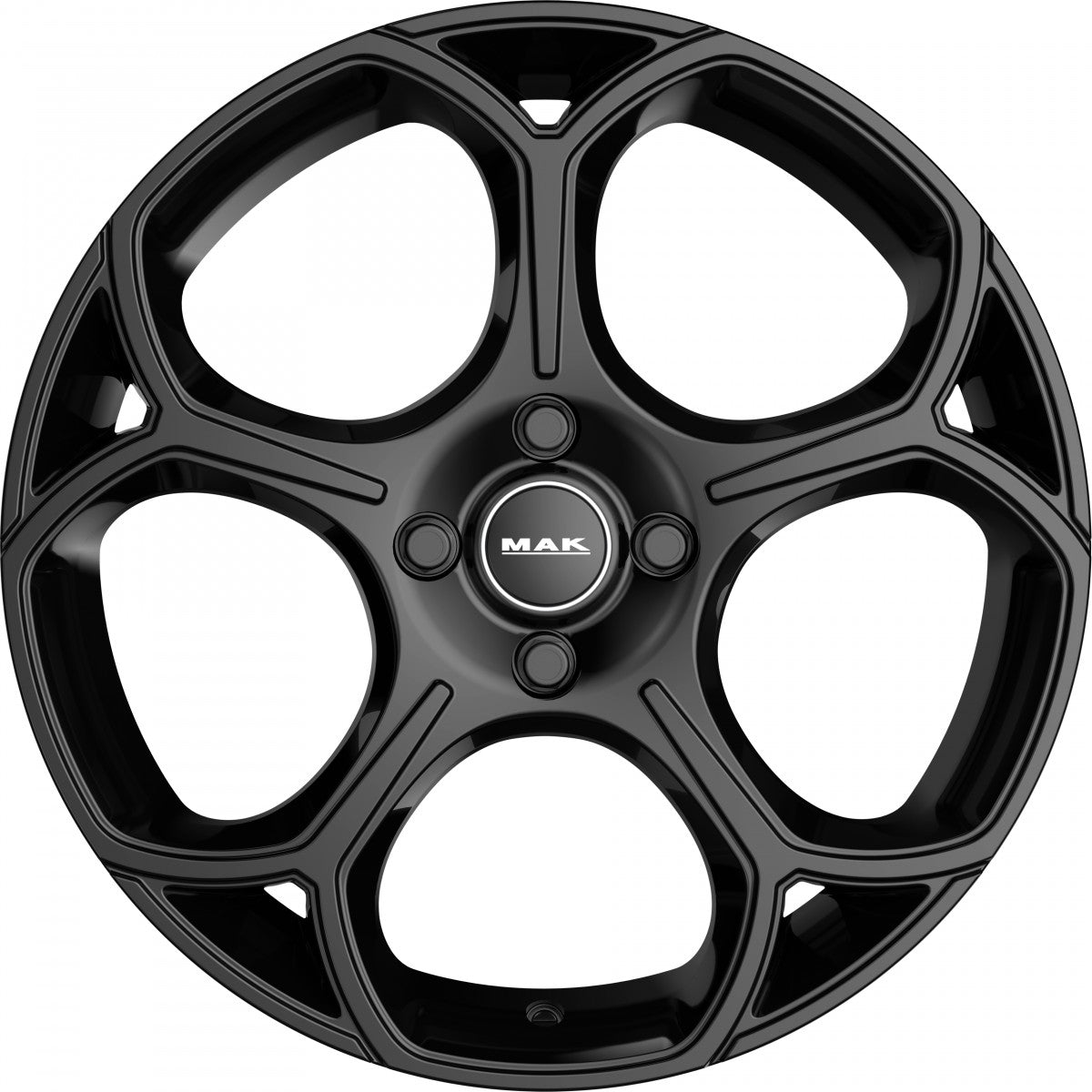 Mak Monza gloss black Alufelge 7.5x18 Zoll ET42 LK 5x108 ML65.1 – Bild 2