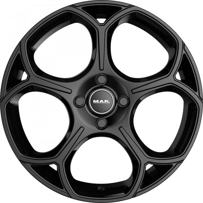 Mak Monza gloss black Alufelge 7.5x18 Zoll ET42 LK 5x108 ML65.1 – Bild 2