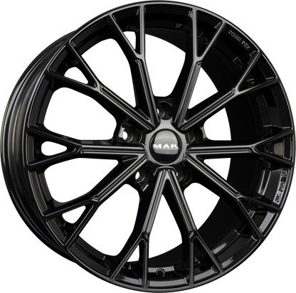 Mak Asphalt gloss black Alufelge 8x19 Zoll ET33 LK 5x110 ML65.1 – Bild 5