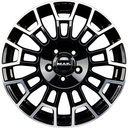 Mak Nomad black mirror Alufelge 7x17 Zoll ET60 LK 5x120 ML65.1 – Bild 4