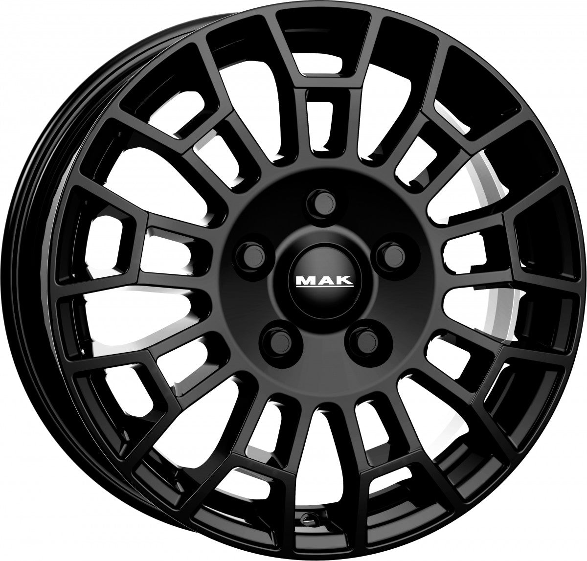Mak Nomad gloss black Alufelge 7x17 Zoll ET45 LK 5x114.3 ML66.1